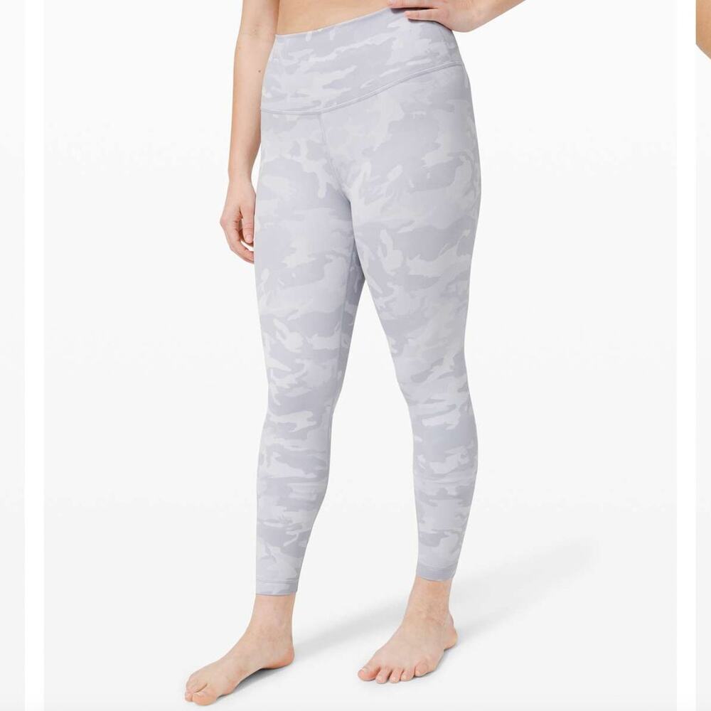 lululemon athletica Gray Camo Leggings